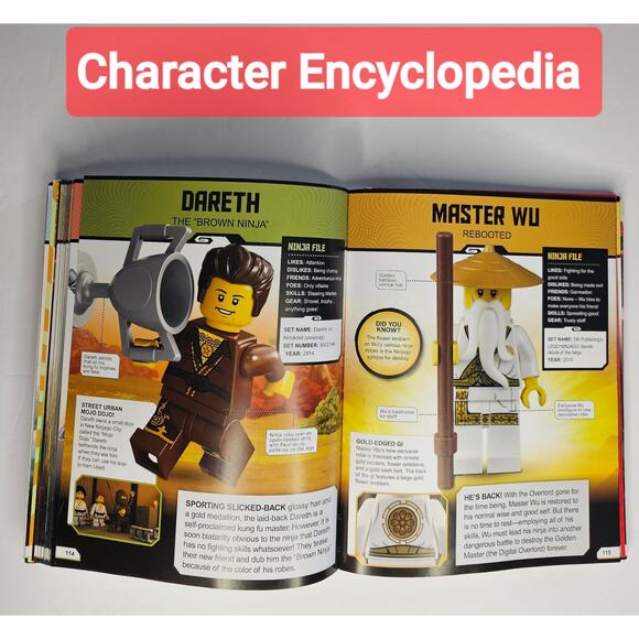 LOT of 2 LEGO NINJA Hardcover BOOK - Picture 3 of 5